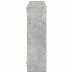vidaXL Raft de perete, gri beton, 96x18x60 cm, lemn prelucrat