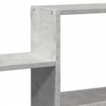 vidaXL Raft de perete, gri beton, 96x18x60 cm, lemn prelucrat