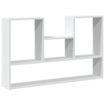 vidaXL Raft de perete, alb, 99x15x60 cm, lemn prelucrat vidaXL Raft de perete, alb, 99x15x60 cm, lemn prelucrat