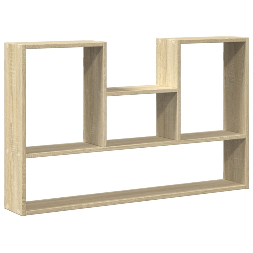 vidaXL Raft de perete, stejar sonoma, 99x15x60 cm, lemn prelucrat