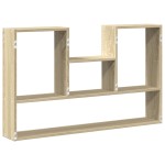 vidaXL Raft de perete, stejar sonoma, 99x15x60 cm, lemn prelucrat