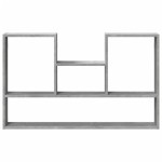 vidaXL Raft de perete, gri beton, 99x15x60 cm, lemn prelucrat