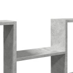 vidaXL Raft de perete, gri beton, 99x15x60 cm, lemn prelucrat