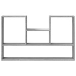vidaXL Raft de perete, gri sonoma, 99x15x60 cm, lemn prelucrat vidaXL Raft de perete, gri sonoma, 99x15x60 cm, lemn prelucrat