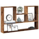 vidaXL Raft de perete, lemn vechi, 99x15x60 cm, lemn prelucrat vidaXL Raft de perete, lemn vechi, 99x15x60 cm, lemn prelucrat