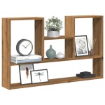 vidaXL Raft de perete, lemn artizanal, 99x15x60 cm, lemn prelucrat vidaXL Raft de perete, lemn artizanal, 99x15x60 cm, lemn prelucrat
