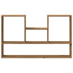 vidaXL Raft de perete, lemn artizanal, 99x15x60 cm, lemn prelucrat vidaXL Raft de perete, lemn artizanal, 99x15x60 cm, lemn prelucrat