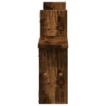 vidaXL Rafturi perete 2 buc. stejar fumuriu 38x12x38 cm lemn prelucrat vidaXL Rafturi perete 2 buc. stejar fumuriu 38x12x38 cm lemn prelucrat