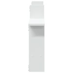 vidaXL Rafturi de perete, 2 buc., alb, 50x12x50 cm, lemn prelucrat