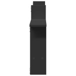 vidaXL Rafturi de perete, 2 buc., negru, 50x12x50 cm, lemn prelucrat vidaXL Rafturi de perete, 2 buc., negru, 50x12x50 cm, lemn prelucrat