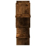 vidaXL Raft perete, stejar fumuriu, 124,5x18x60,5 cm, lemn prelucrat vidaXL Raft perete, stejar fumuriu, 124,5x18x60,5 cm, lemn prelucrat
