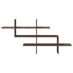 vidaXL Raft de perete, stejar maro, 124,5x18x60,5 cm, lemn prelucrat vidaXL Raft de perete, stejar maro, 124,5x18x60,5 cm, lemn prelucrat