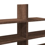 vidaXL Raft de perete, stejar maro, 124,5x18x60,5 cm, lemn prelucrat vidaXL Raft de perete, stejar maro, 124,5x18x60,5 cm, lemn prelucrat