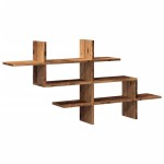 vidaXL Raft de perete, lemn vechi, 124,5x18x60,5 cm, lemn prelucrat vidaXL Raft de perete, lemn vechi, 124,5x18x60,5 cm, lemn prelucrat