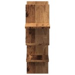 vidaXL Raft de perete, lemn vechi, 124,5x18x60,5 cm, lemn prelucrat vidaXL Raft de perete, lemn vechi, 124,5x18x60,5 cm, lemn prelucrat