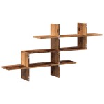 vidaXL Raft de perete, lemn vechi, 124,5x18x60,5 cm, lemn prelucrat vidaXL Raft de perete, lemn vechi, 124,5x18x60,5 cm, lemn prelucrat