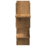 vidaXL Raft de perete stejar artizanal 124,5x18x60,5 cm lemn prelucrat