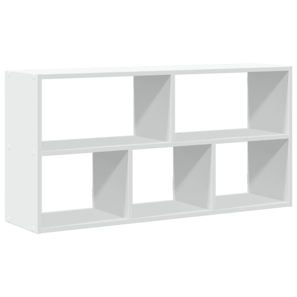 vidaXL Raft de perete, alb, 100x25x50 cm, lemn prelucrat