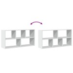 vidaXL Raft de perete, alb, 100x25x50 cm, lemn prelucrat vidaXL Raft de perete, alb, 100x25x50 cm, lemn prelucrat