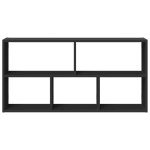vidaXL Raft de perete, negru, 100x25x50 cm, lemn prelucrat vidaXL Raft de perete, negru, 100x25x50 cm, lemn prelucrat