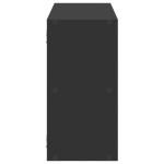 vidaXL Raft de perete, negru, 100x25x50 cm, lemn prelucrat vidaXL Raft de perete, negru, 100x25x50 cm, lemn prelucrat