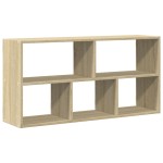 vidaXL Raft de perete, stejar sonoma, 100x25x50 cm, lemn prelucrat