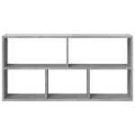 vidaXL Raft de perete, gri beton, 100x25x50 cm, lemn prelucrat