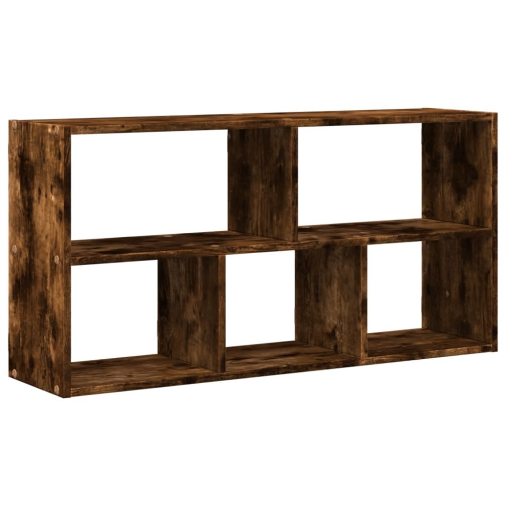 vidaXL Raft de perete, stejar fumuriu, 100x25x50 cm, lemn prelucrat