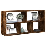 vidaXL Raft de perete, stejar fumuriu, 100x25x50 cm, lemn prelucrat vidaXL Raft de perete, stejar fumuriu, 100x25x50 cm, lemn prelucrat
