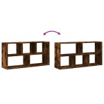 vidaXL Raft de perete, stejar fumuriu, 100x25x50 cm, lemn prelucrat vidaXL Raft de perete, stejar fumuriu, 100x25x50 cm, lemn prelucrat