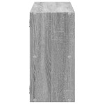 vidaXL Raft de perete, gri sonoma, 100x25x50 cm, lemn prelucrat