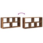 vidaXL Raft de perete, lemn vechi, 100x25x50 cm, lemn prelucrat vidaXL Raft de perete, lemn vechi, 100x25x50 cm, lemn prelucrat