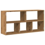 vidaXL Raft de perete, lemn artizanal, 100x25x50 cm, lemn prelucrat vidaXL Raft de perete, lemn artizanal, 100x25x50 cm, lemn prelucrat