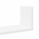 vidaXL Rafturi de perete, 3 buc., alb, 58x18x18 cm, lemn prelucrat