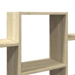 vidaXL Raft de perete, stejar sonoma, 159x18x66 cm, lemn prelucrat