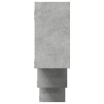 vidaXL Raft de perete, gri beton, 159x18x66 cm, lemn prelucrat