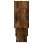 vidaXL Raft de perete, stejar fumuriu, 159x18x66 cm, lemn compozit vidaXL Raft de perete, stejar fumuriu, 159x18x66 cm, lemn compozit