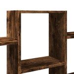 vidaXL Raft de perete, stejar fumuriu, 159x18x66 cm, lemn compozit vidaXL Raft de perete, stejar fumuriu, 159x18x66 cm, lemn compozit