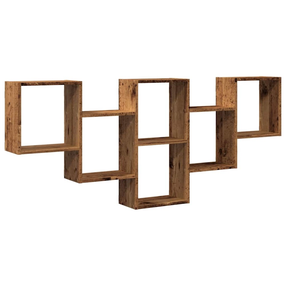 vidaXL Raft de perete, lemn vechi, 159x18x66 cm, lemn prelucrat