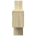 vidaXL Raft de perete, stejar sonoma, 167,5x18x68 cm, lemn prelucrat