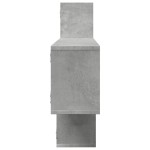 vidaXL Raft de perete, gri beton, 167,5x18x68 cm, lemn prelucrat