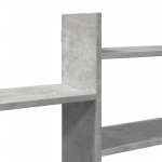 vidaXL Raft de perete, gri beton, 167,5x18x68 cm, lemn prelucrat
