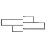 vidaXL Raft de perete, gri sonoma, 167,5x18x68 cm, lemn prelucrat vidaXL Raft de perete, gri sonoma, 167,5x18x68 cm, lemn prelucrat