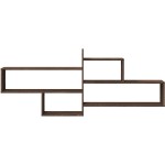 vidaXL Raft de perete, stejar maro, 167,5x18x68 cm, lemn prelucrat vidaXL Raft de perete, stejar maro, 167,5x18x68 cm, lemn prelucrat