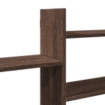 vidaXL Raft de perete, stejar maro, 167,5x18x68 cm, lemn prelucrat vidaXL Raft de perete, stejar maro, 167,5x18x68 cm, lemn prelucrat
