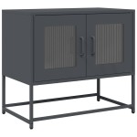 vidaXL Dulap TV, antracit, 68x39x60,5 cm, oțel laminat la rece