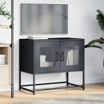 vidaXL Dulap TV, antracit, 68x39x60,5 cm, oțel laminat la rece