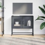 vidaXL Dulap TV, antracit, 68x39x60,5 cm, oțel laminat la rece