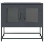 vidaXL Dulap TV, antracit, 68x39x60,5 cm, oțel laminat la rece