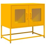 vidaXL Dulap TV, galben muștar, 68x39x60,5 cm, oțel laminat la rece